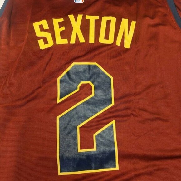 Fanatics Collin Sexton #2 NBA Cleveland Cavaliers Jersey Mens Size 2XL Wine Blue - Picture 5 of 6